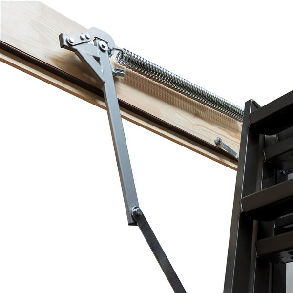 Fakro Folding Attic Ladder - 25-in x 56.5-in - Steel - Gray