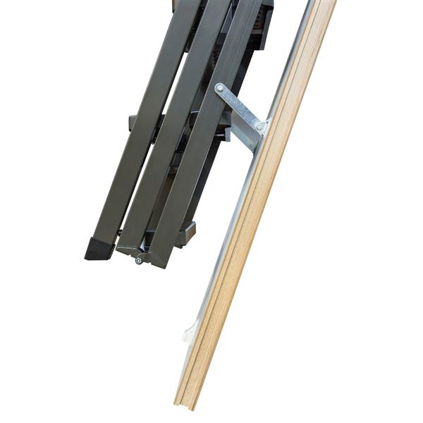 Fakro Folding Attic Ladder - 30.5-in x 56.5-in - Steel - Gray