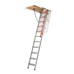 Fakro Folding Attic Ladder - 27.5-in x 51-in - Steel - Gray