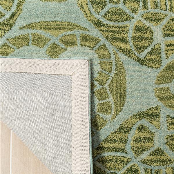 Safavieh Wyndham Rug - 8-ft x 10-ft - Wool - Turquoise/Green