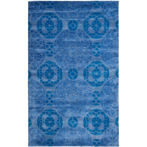 Safavieh Wyndham Rug - 8-ft x 10-ft - Wool - Blue