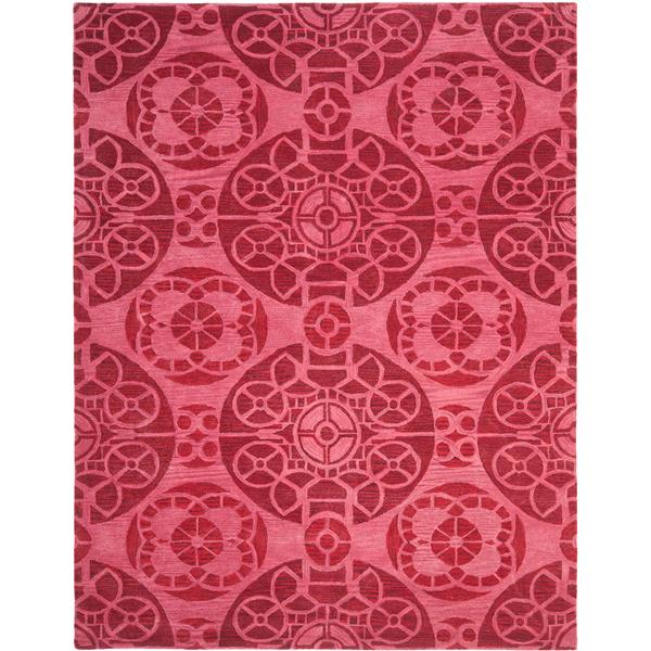 Safavieh Wyndham Rug - 8-ft x 10-ft - Wool - Red