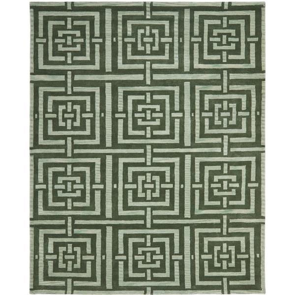 Safavieh Wyndham Rug - 8-ft x 10-ft - Wool - Sage