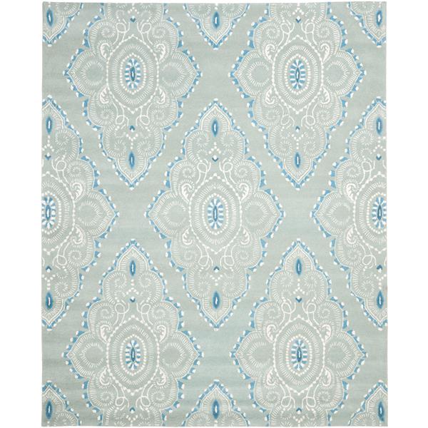 Safavieh Wyndham Rug - 8-ft x 10-ft - Wool - Blue/Ivory