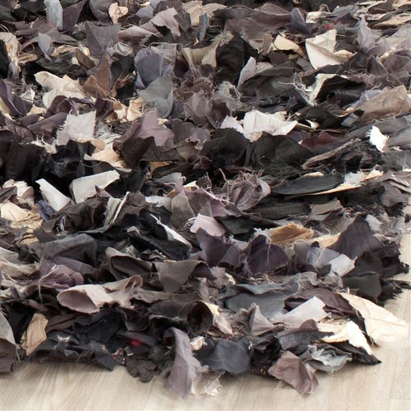 Safavieh Rio Shag Rug - 8-ft x 10-ft - Polyester - Grey/Multi