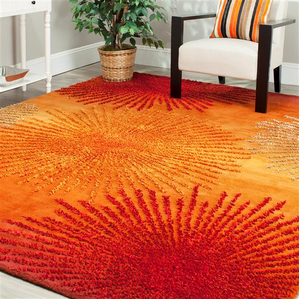 Safavieh Soho Rug - 2.5-ft x 4-ft - Wool - Rust/Multi