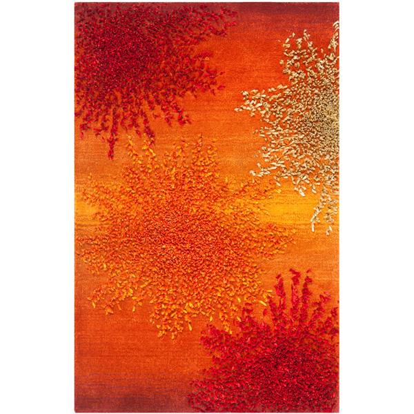 Safavieh Soho Rug - 2.5-ft x 4-ft - Wool - Rust/Multi