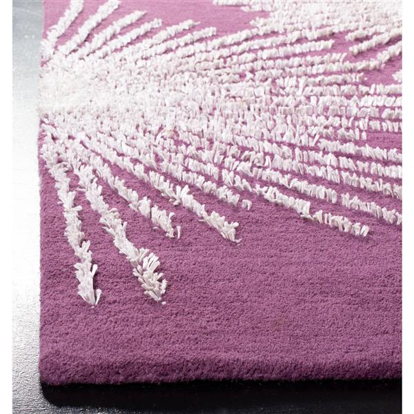 Safavieh Soho Rug - 2.5-ft x 6-ft - Wool - Purple/Ivory