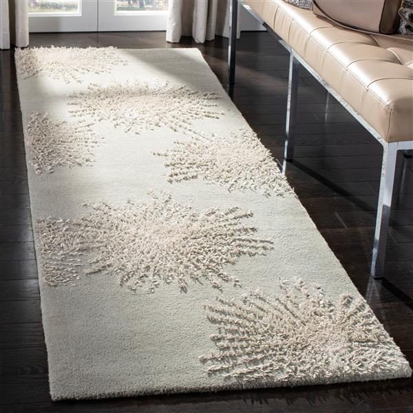 Safavieh Soho Rug - 2.5-ft x 6-ft - Wool - Grey/Ivory