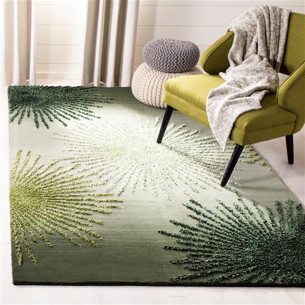 Safavieh Soho Rug - 2-ft x 3-ft - Wool - Green/Multi