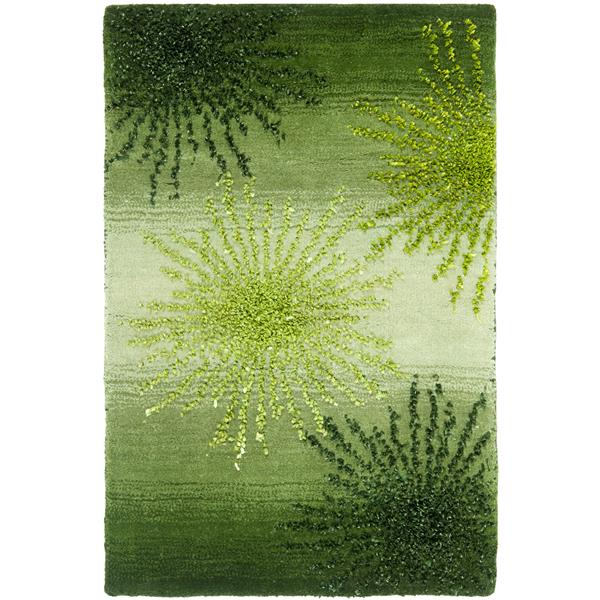 Safavieh Soho Rug - 2-ft x 3-ft - Wool - Green/Multi