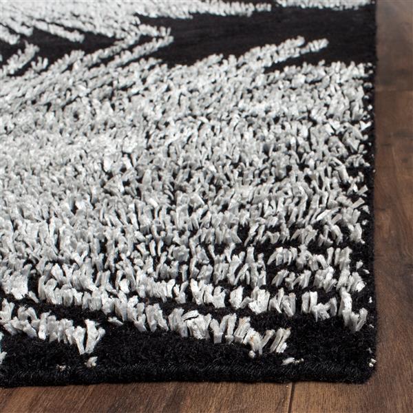 Safavieh Soho Rug - 2-ft x 3-ft - Wool - Black/White