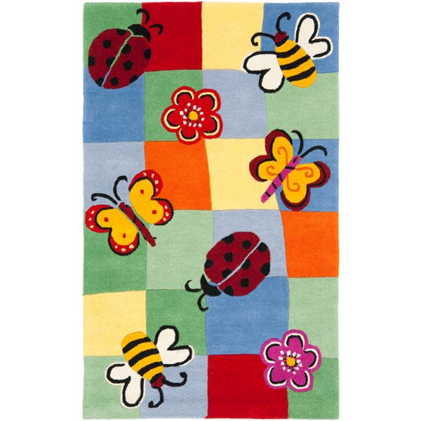 Safavieh Kids Rug - 3-ft x 5-ft - Wool - Multi