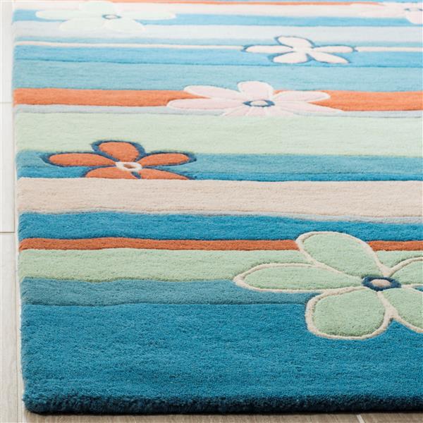 Safavieh Kids Rug - 3-ft x 5-ft - Wool - Blue/Multi