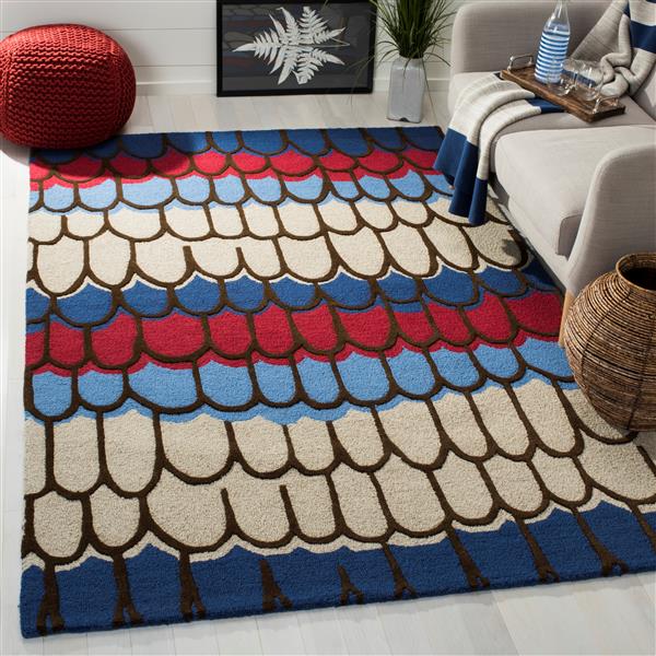 Safavieh Kids Rug - 2-ft x 3-ft - Wool - Blue/Multi