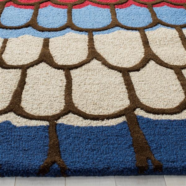 Safavieh Kids Rug - 2-ft x 3-ft - Wool - Blue/Multi