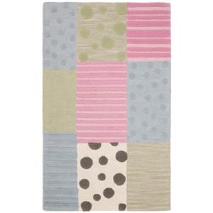 Safavieh Kids Rug - 3-ft x 5-ft - Wool - Blue/Pink