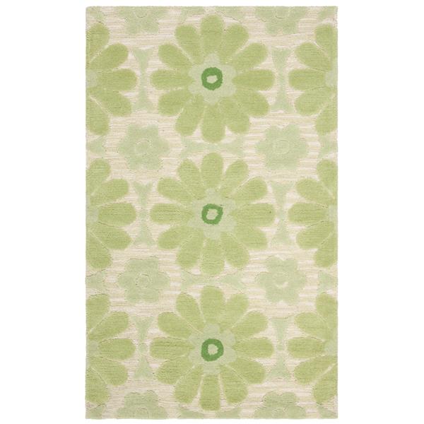 green kids rug