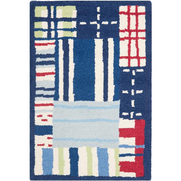 Safavieh Kids Rug - 3-ft x 5-ft - Wool - Blue/Multi