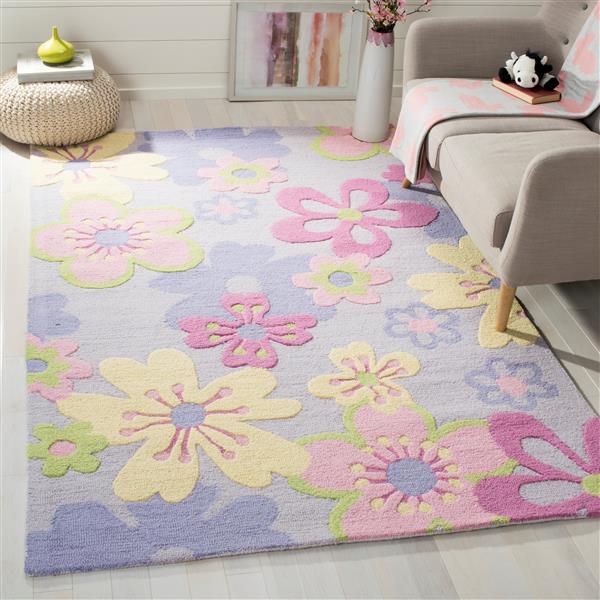 Safavieh Kids Rug - 3-ft x 5-ft - Wool - Multi