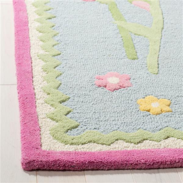 Safavieh Kids Rug - 2-ft x 3-ft - Wool - Blue/Multi