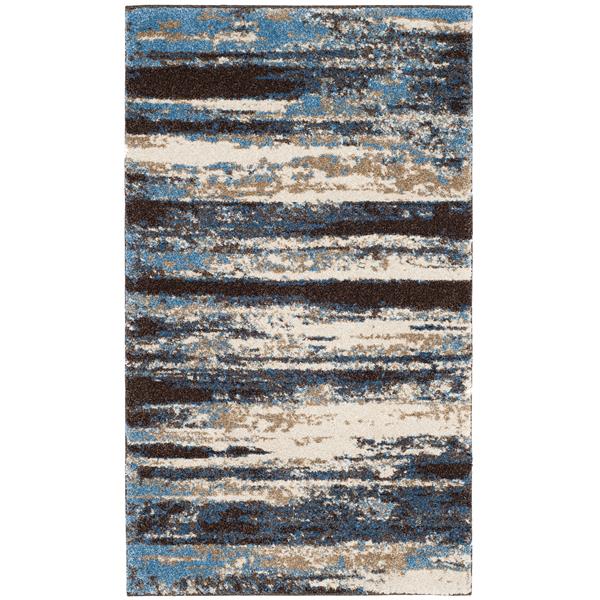 Safavieh Retro Rug 4ft x 6ft Polypropylene Cream/Blue RET2138