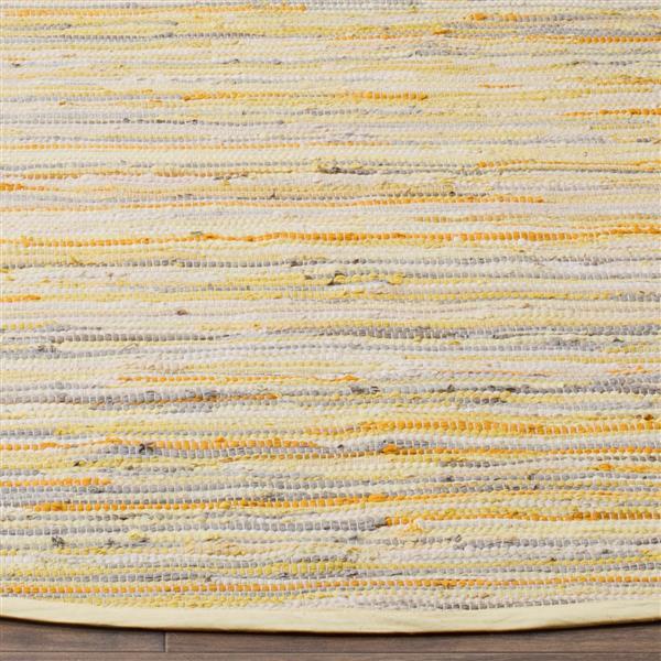 Safavieh Rag Rug - 3-ft x 5-ft - Cotton - Gold/Multi