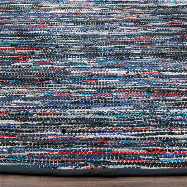 Safavieh Rag Rug - 4-ft x 6-ft - Cotton - Blue/Multi