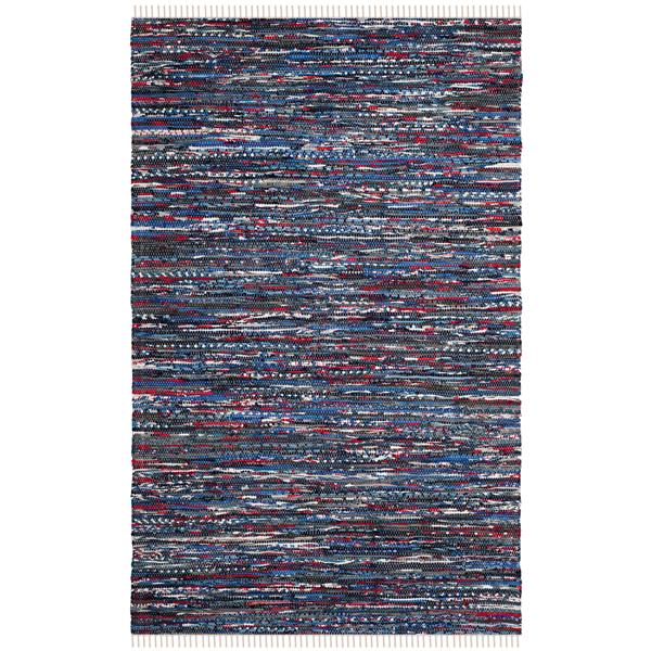 Safavieh Rag Rug - 4-ft x 6-ft - Cotton - Blue/Multi