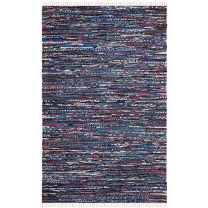 Safavieh Rag Rug - 4-ft x 6-ft - Cotton - Blue/Multi