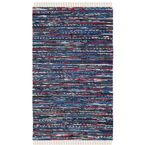 Safavieh Rag Rug - 3-ft x 5-ft - Cotton - Blue/Multi