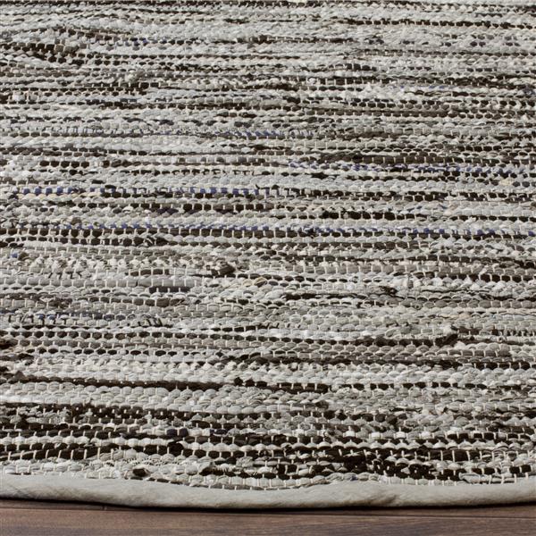 Safavieh Rag Rug - 2.3-ft x 8-ft - Cotton - Grey