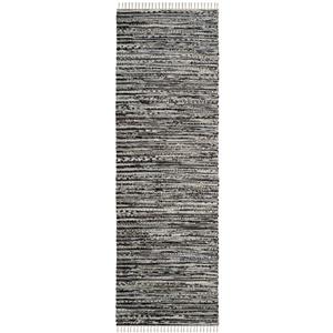 Safavieh Rag Rug - 2.3-ft x 8-ft - Cotton - Grey