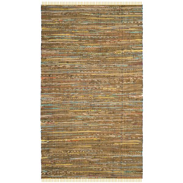 Safavieh Rag Rug - 4-ft x 6-ft - Cotton - Yellow/Multi