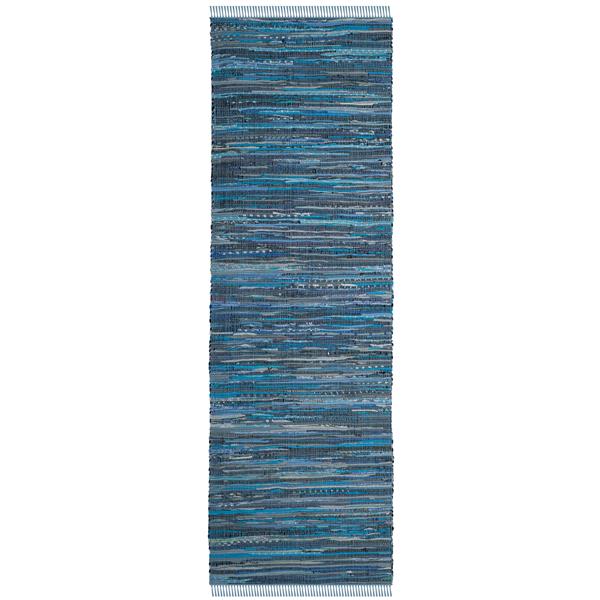 Safavieh Rag Rug - 2.3-ft x 8-ft - Cotton - Blue/Multi