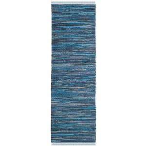 Safavieh Rag Rug - 2.3-ft x 8-ft - Cotton - Blue/Multi