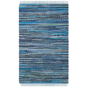 Safavieh Rag Rug - 3-ft x 5-ft - Cotton - Blue/Multi