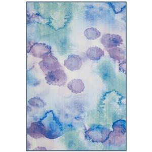 Safavieh Paint Brush Rug - 5.1-ft x 7.5-ft - Nylon - Blue/Lavender