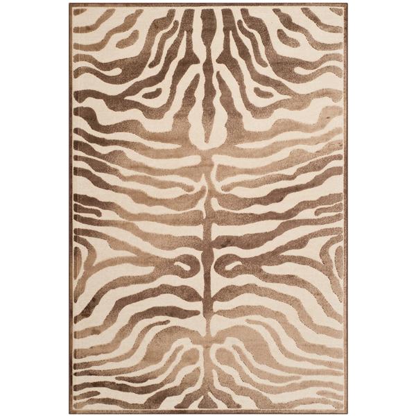 Safavieh Paradise Rug - 2.6-ft x 4-ft - Viscose - Creme/Brown PAR83-304 ...