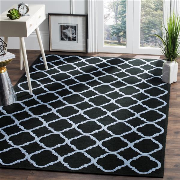 Safavieh Newport Rug - 2.5-ft x 4.3-ft - Cotton - Black/Blue