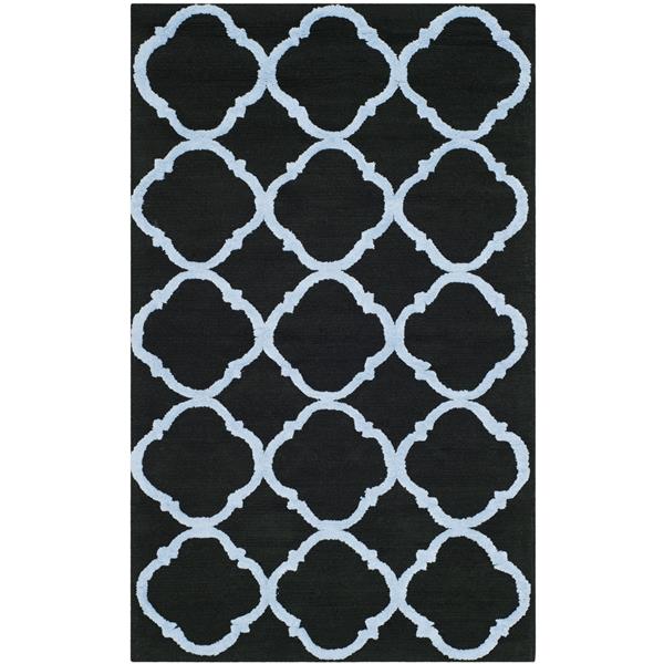Safavieh Newport Rug - 2.5-ft x 4.3-ft - Cotton - Black/Blue
