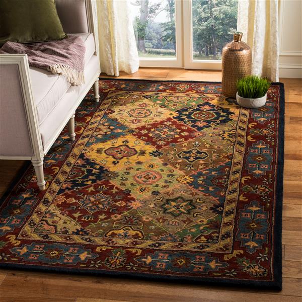 Safavieh Heritage Rug - 9.5-ft x 13.5-ft - Wool - Red/Multi