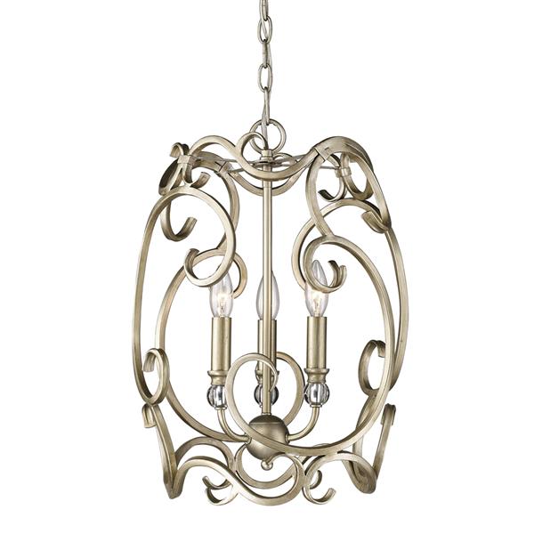 Golden Lighting Colette 3 Light Pendant White Gold Rona - Golden Lighting 3 Light Pendant Golden Lighting Colette 3 Light Pendant White Gold Rona - Golden Lighting 3 Light Pendant