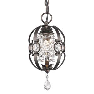 Golden Lighting Ella Mini Pendant Light - Brushed Etruscan Bronze