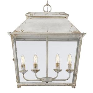 Golden Lighting Abingdon 4-Light Pendant Light - Antique Ivory