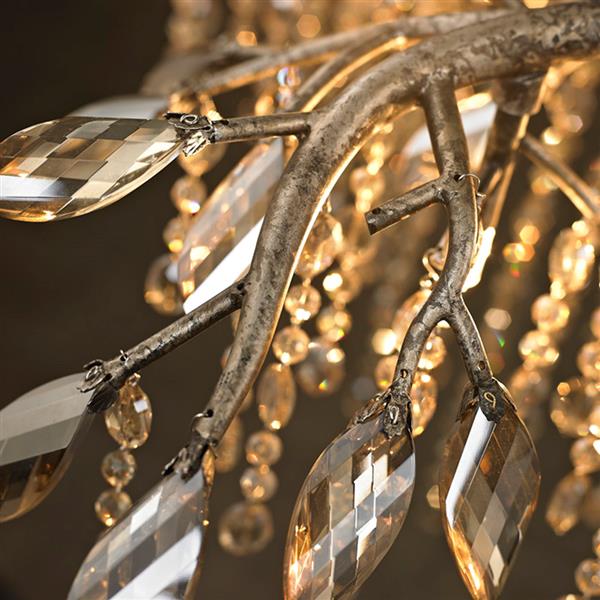 Golden Lighting Autumn Twilight 6-Light Chandelier - Mystic Gold