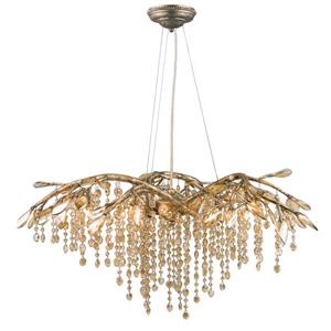 Golden Lighting Autumn Twilight 6-Light Chandelier - Mystic Gold