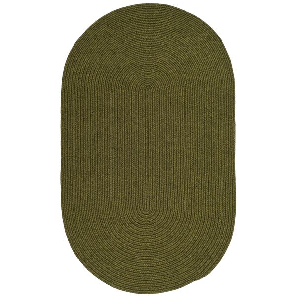 Safavieh Braided Solid Rug - 3-ft x 5-ft - Cotton - Green