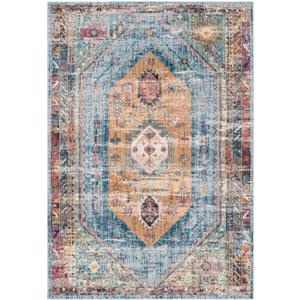 Safavieh Bristol Geometric Rug - 3-ft x 5-ft - Polyester - Blue