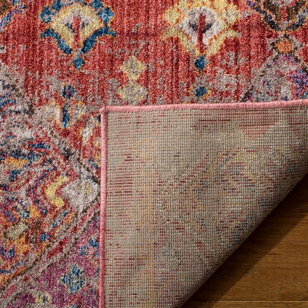 Safavieh Bristol Geometric Rug - 3-ft x 5-ft - Polyester - Pink